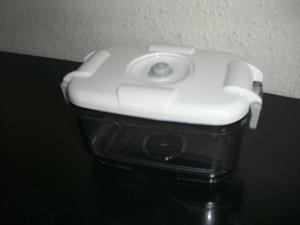Vakuumcontainer / opbevaringsbeholder med vakuumfunktion, 0,5 liter, 1 stk